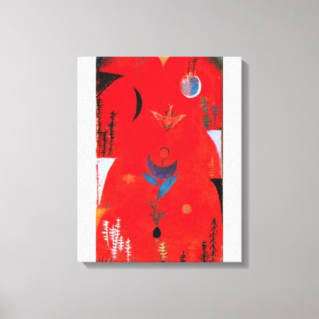Impressão Em Tela Paul Klee Flower Myth Wrap (Frente)
