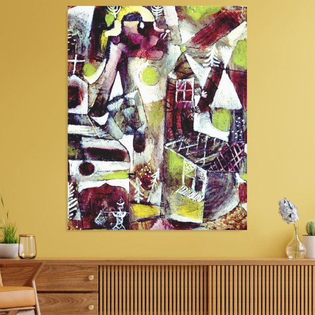 Impressão Em Tela Paul Klee - Lenda dos pântanos (Insitu(Sala de estar))