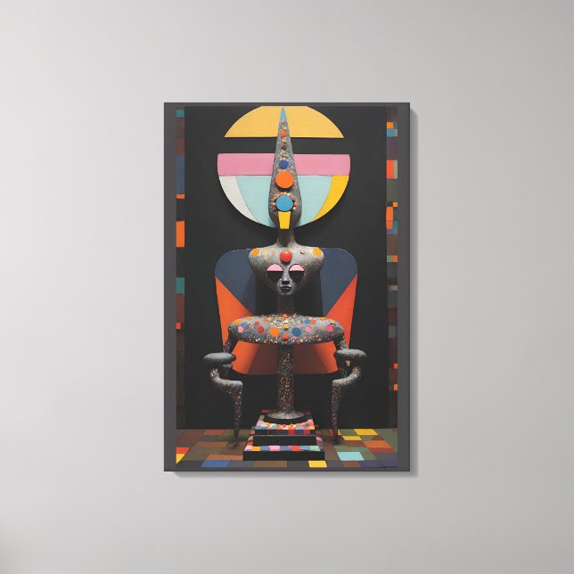 Impressão Em Tela Paul Klee Sat Here (Frente)