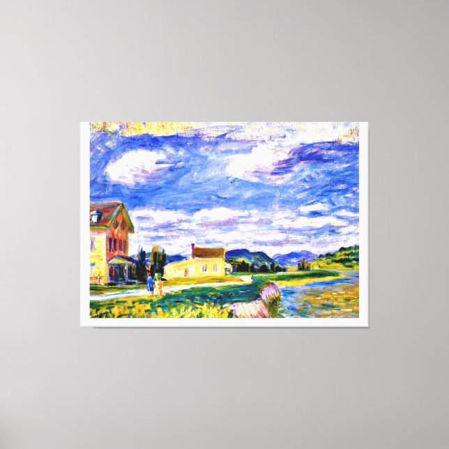 Impressão Em Tela Paul, Quebec, por William James Glacken. (Frente)