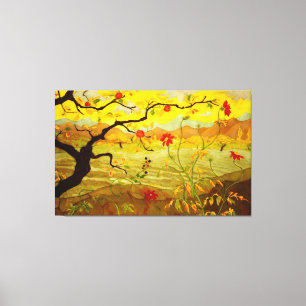 Impressão Em Tela Paul Ranson / Árvore Apple com Fruta vermelha c.19