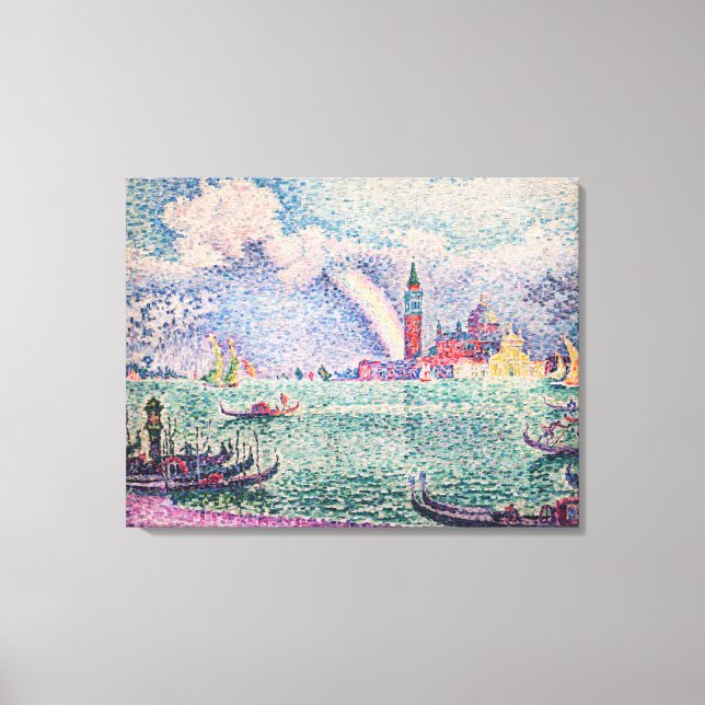 Impressão Em Tela Paul Signac - Arco-Íris, Veneza (Frente)