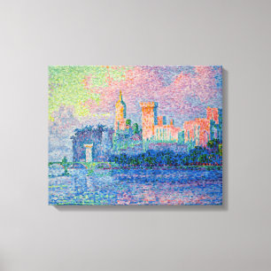 Impressão Em Tela Paul Signac - O Palácio Papal, Avinhão