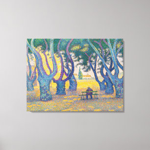 Impressão Em Tela Paul Signac - Place des Lices, Santo-Tropez