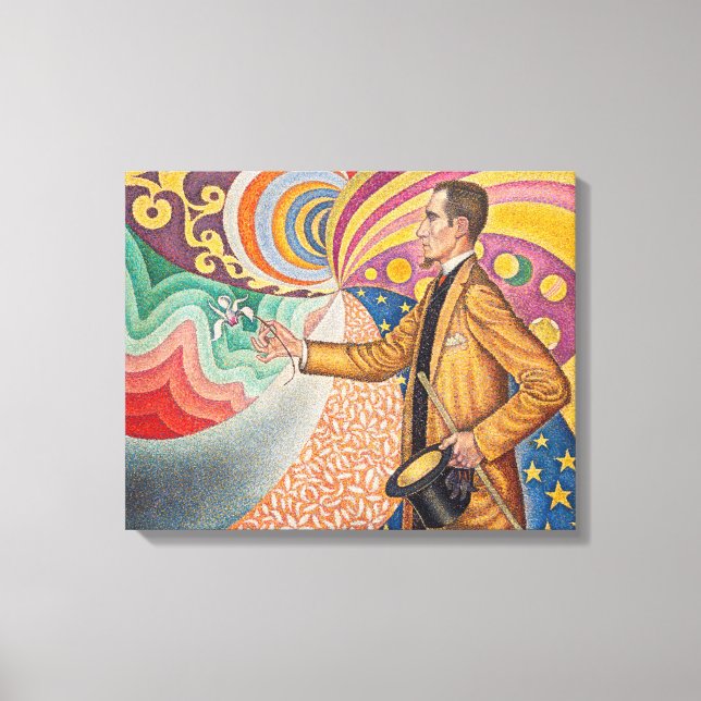 Impressão Em Tela Paul Signac - Retrato de M Felix Feneon, Opus 217 (Frente)