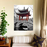 Impressão Em Tela Pavilhão Chinês<br><div class="desc">O Pavilhão Chinês é uma fotografia tirada em Nanjing, China. Encontrei este pavilhão num dos belos jardins de Nanjing. Admiro a beleza da anicente e tradicional arquitetura chinesa.</div>