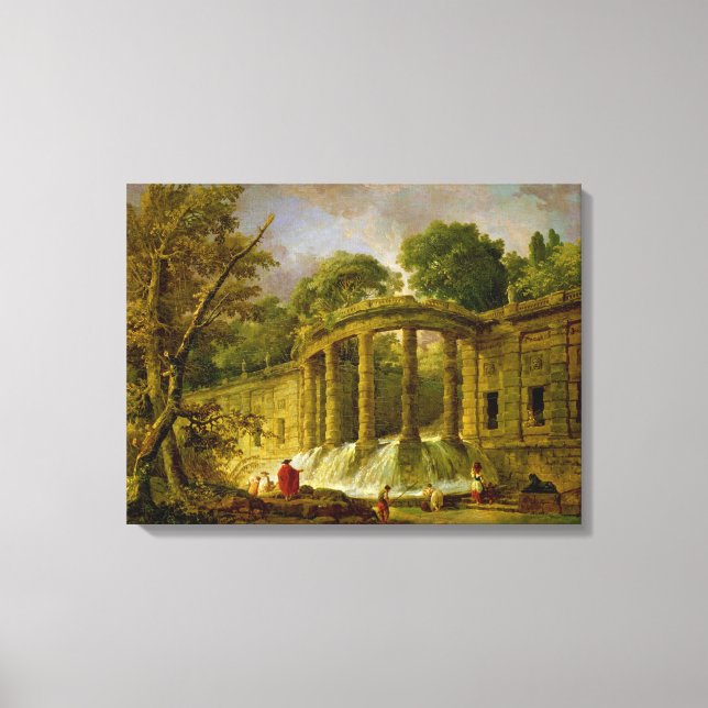 Impressão Em Tela Pavilhão com Cascade, 1760 (Frente)