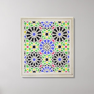Impressão Em Tela Pavimento de mosaico no vestuario da sultão