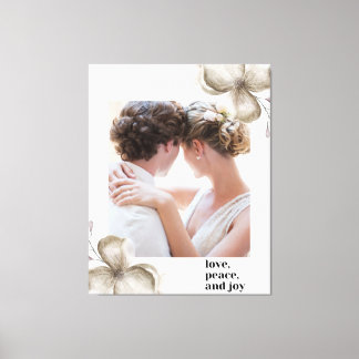 Impressão Em Tela paz de amor