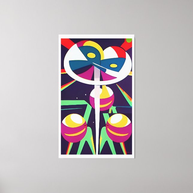 Impressão Em Tela Peak Kasso - Ken Gage Surreal Art (Frente)