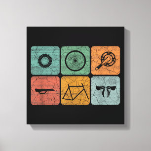 Impressão Em Tela Peças De Bicicleta De Bicicleta De Bicicleta De Bi