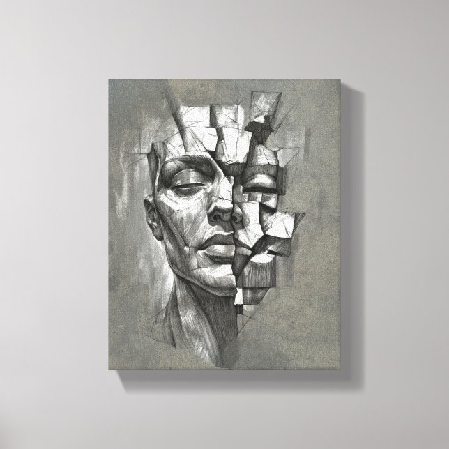 Impressão Em Tela Pedaços (Frente)