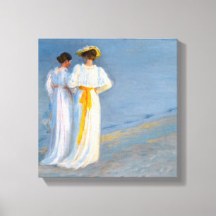 Impressão Em Tela Peder Severin Kroyer - Anna Ancher & Marie Kroyer