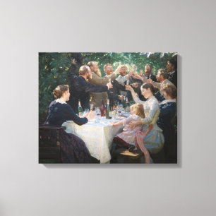 Impressão Em Tela Peder Severin Kroyer - Hip, Hip, Hurrah!