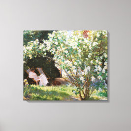 Impressão Em Tela Peder Severin Kroyer - Rosas