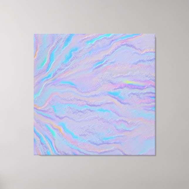 Impressão Em Tela Pedra Iridescente Mezmerizadora (Frente)