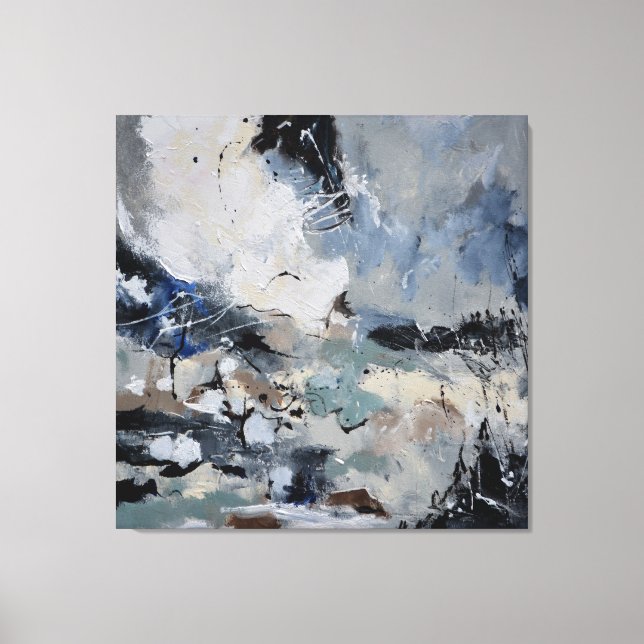 Impressão Em Tela Pedras de cinza (Frente)