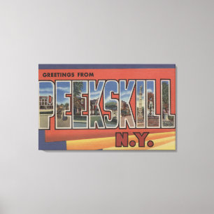 Impressão Em Tela Peekskill, New York - grandes cenas da letra