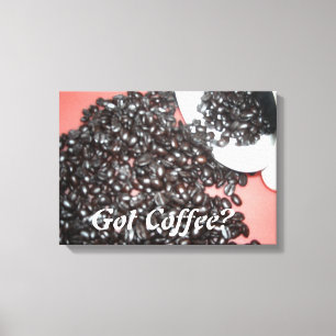 Impressão Em Tela Pegou Café