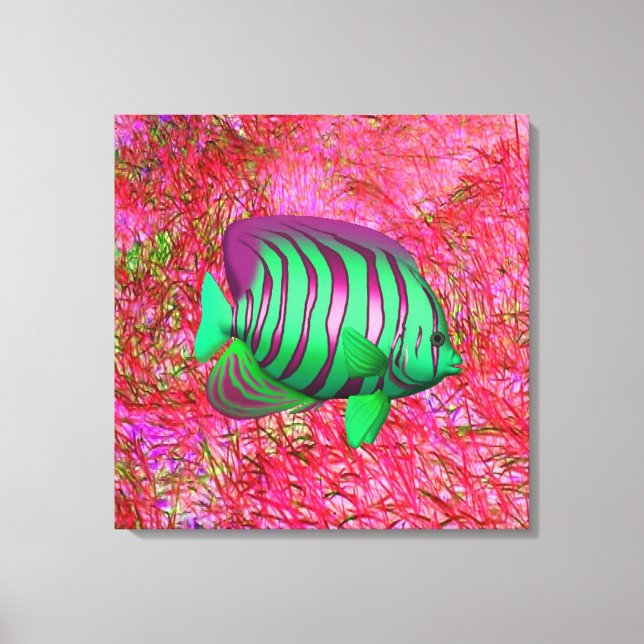 Impressão Em Tela Peixe (Frente)