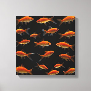 Impressão Em Tela Peixe dourado 3
