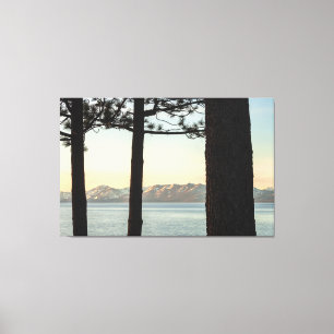Impressão Em Tela Pelo Lago Tahoe