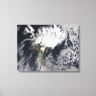 Impressão Em Tela Pena da cinza do vulcão de Eyjafjallajokull,
