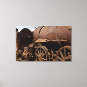 Impressão Em Tela Península de Seward, Alaska, trem a em nenhuma