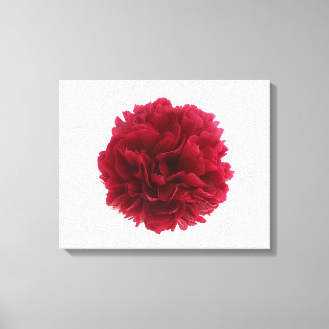 Impressão Em Tela Penônio vermelho (Frente)