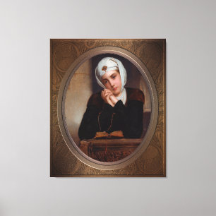 Impressão Em Tela Pensamento perdido por Henry Guillaume Schleswig