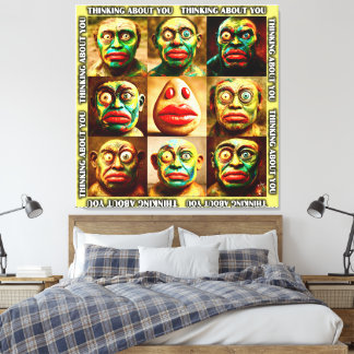 Impressão Em Tela Pensando Em Você | Coleção LIKE You