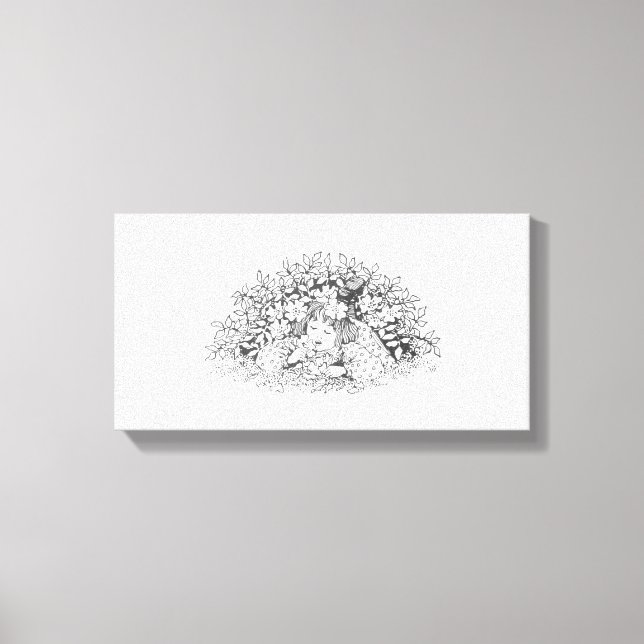 Impressão Em Tela Pensando Em Você - Imagem Vintage (Frente)