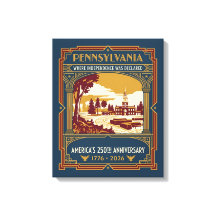 Pensilvânia Art Déco Aniversário de 250 anos da Am