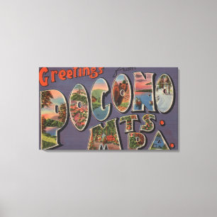Impressão Em Tela Pensilvânia - Pocono Mountians 2