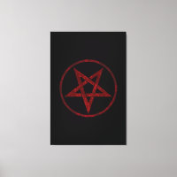 Pentagrama do diabo vermelho