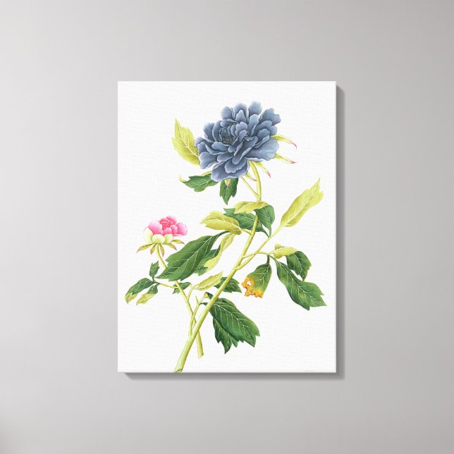 Impressão Em Tela Peony (Frente)