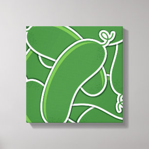 Impressão Em Tela Pepino funky