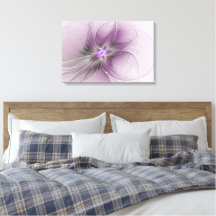 Pequena Beleza Moderno Cinza Mauve Arte Fractal Fl