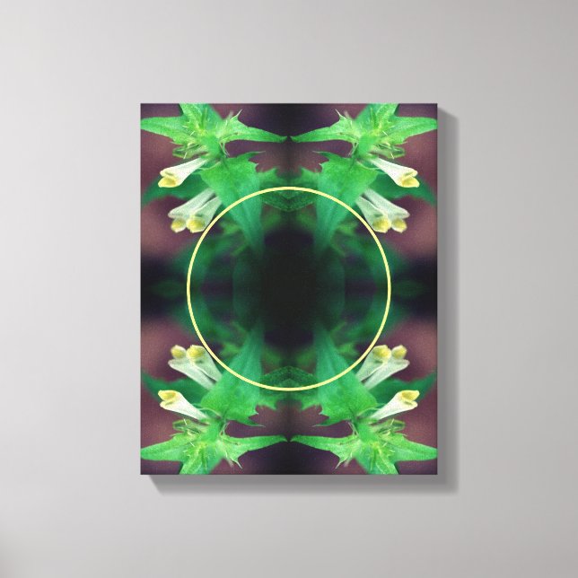 Impressão Em Tela Pequena flor branca Crie sua própria foto (Frente)