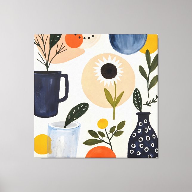 Impressão Em Tela Pequenas Coisas 02 (Frente)