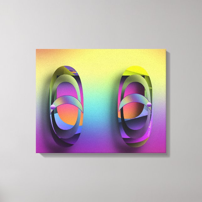 Impressão Em Tela Pequenas Sandálias (Frente)