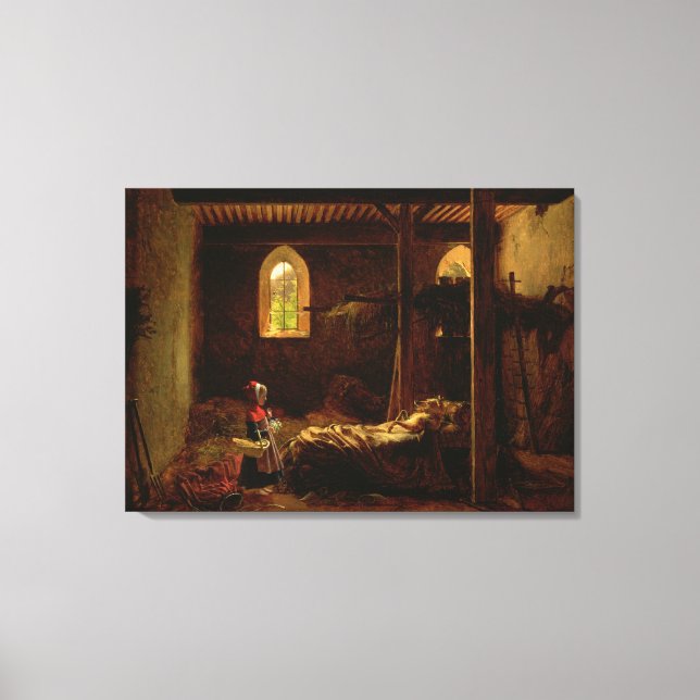 Impressão Em Tela Pequeno Cabelo Vermelho, c.1820 (Frente)