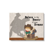 Pequeno Cowboy Acredita em Seus Sonhos