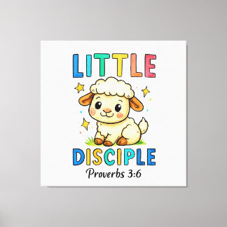 Impressão Em Tela Pequeno Discípulo Provérbios 3:6