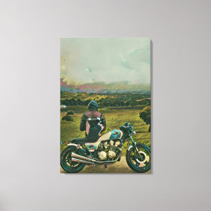 Impressão Em Tela pequenos presentes para motociclistas