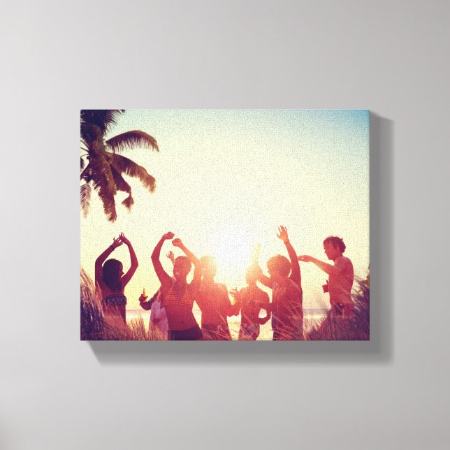 Impressão Em Tela Percorrências Elegantes Personalizáveis de 2 Lados (Frente)