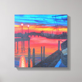 Impressão Em Tela Peregrino ao amanhecer