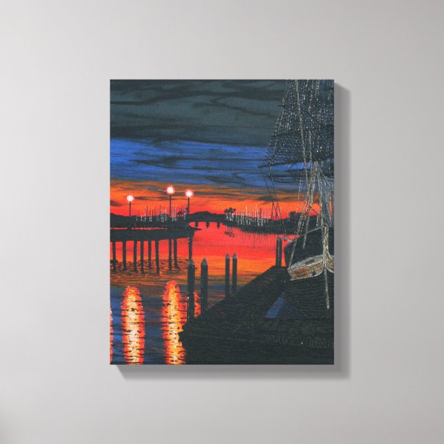 Impressão Em Tela Peregrino ao amanhecer (Frente)