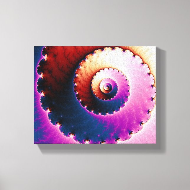 Impressão Em Tela Perfeito - Arte Fractal (Frente)