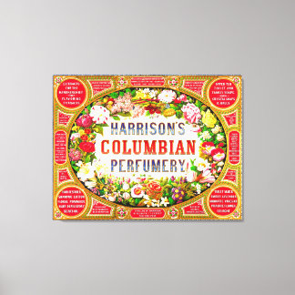 Impressão Em Tela Perfumeração Columbiana de Harrison 1854